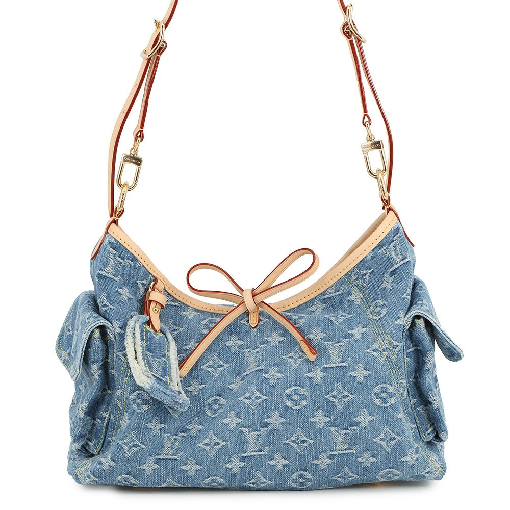 Louis Vuitton Monogram Denim Carryall Cargo Shoulder Bag
